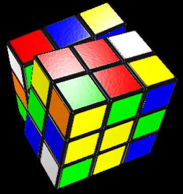 A mixed-up Rubik's Cube can take many hours to solve, unless you have the brain of a supercomputer!