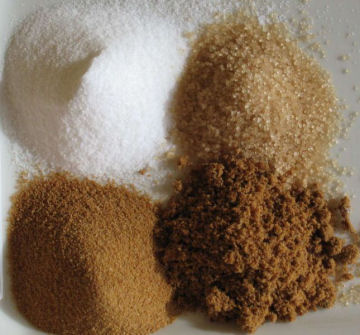 Sugar comes in a variety of forms or flavorsall sweet.