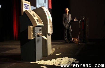 A hacker has discovered a way to force ATMs to disgorge their cash by hijacking the computers inside them.