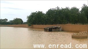 Thousands of homes have been flooded in and around Niamey