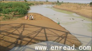 Rivers near Aweil have broken their banks because of the heavy rain