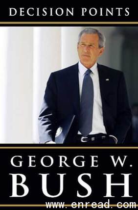 The cover of Decision Points. Former US president George W. Bush says he made a swift transition from White House pampering to picking up his pet's poop.
