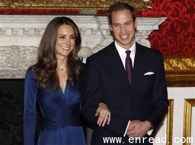 Britain's Prince William and his fiancee Kate Middleton (L) pose for a photograph in St. James's Palace, central London November 16, 2010.