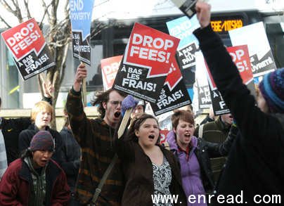 Tens of thousands of students and school pupils walked out of class, marched, and occupied buildings around UK in the second day of mass action within a fortnight to protest at education cuts and higher tuition fees.