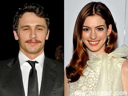 Meet your new Oscars hosts: James Franco (l.) and Anne Hathway (r.) will host the 83rd Academy Awards next year.