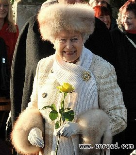 The Queen has come under fire from animal rights campaigners for her cream-coloured fur hat and matching fur coat trim, which experts claim was made from fur from different types of fox.