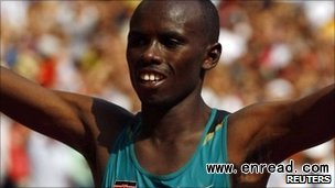 Samuel Wanjiru broke the Olympic record when he won gold in 2008