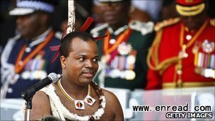 King Mswati has been ruling Swaziland since 1986