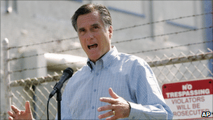 Mr Romney spent about $45m of his own money on his 2008 campaign - and could fund his 2012 bid