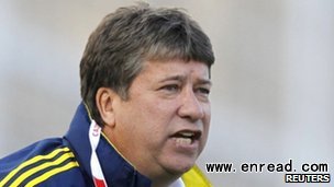 哥伦比亚足球国家队教练辞职_体育新闻_英文