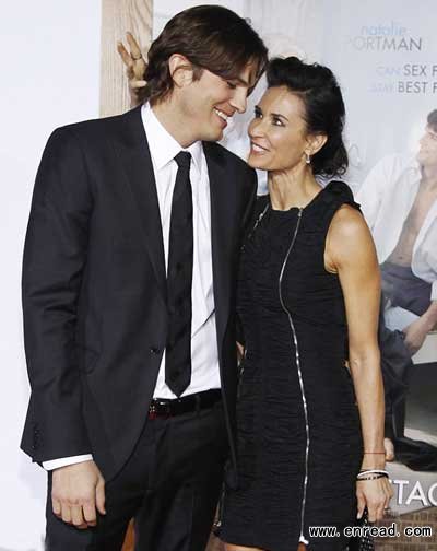 Demi Moore has filed for divorce from Ashton Kutcher, pictured together here at the January premiere of his movie No String Attached in Los Angeles.