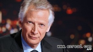 Dominique de Villepin announced his candidacy on French TV channel TF1