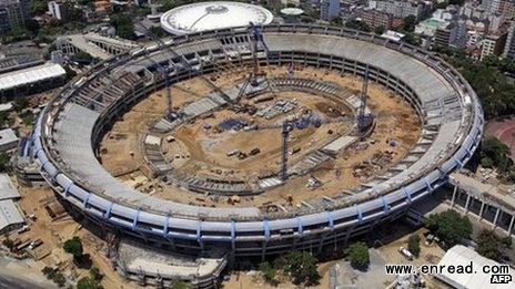 Some way to go for Brazil's best-known stadium: Rio's Maracana