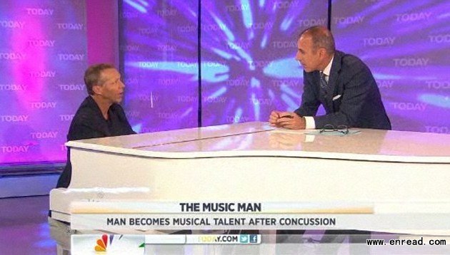 Famous fan: Matt Lauer quizzed Amato about his bizarre experiences on the Today Show
