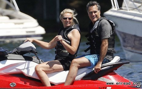 Some Republicans have criticised Mitt Romney for taking a week's holiday