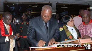 Ghana's new president has promised to promote <a href=