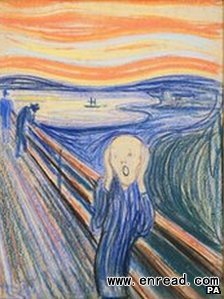Munch created four versions of The Scream from 1893 to 1910