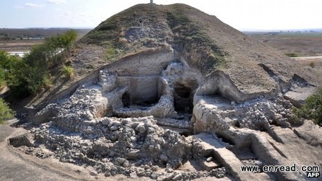 The prehistoric town at Provadia features two-storey houses and a <a href=