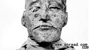The mummy of Ramesses III had a deep <a href=