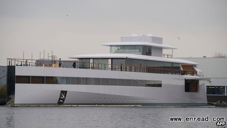 Steve Jobs' luxury yacht Venus has been impounded in Amsterdam harbour