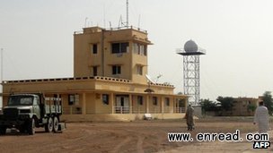 Kidal airport in August 2012, when it was under the control of Ansar Dine