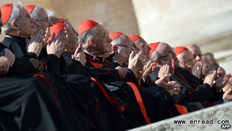 罗马红衣主教正选举下任教皇_文化教育_英文