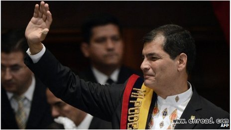 President Correa promised 