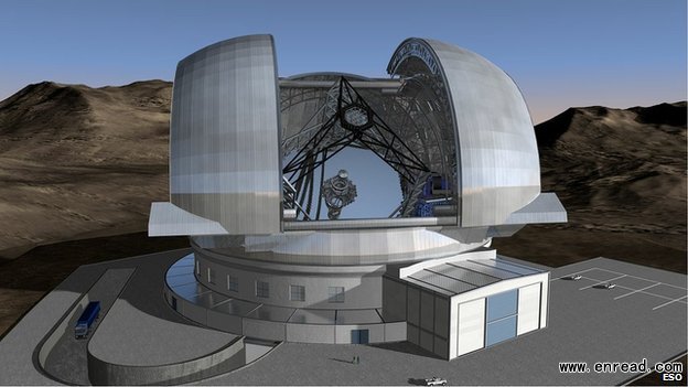The aptly named Extremely Large Telescope will be the largest telescope of its kind