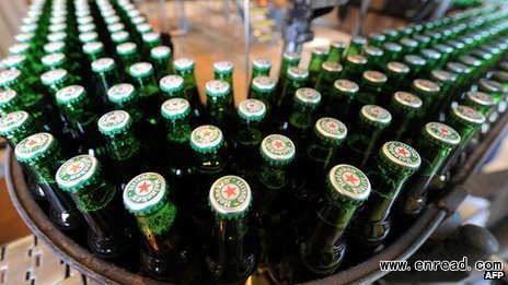 Heineken is the world's third-largest beer producer