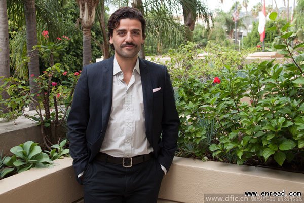 Oscar Isaac attends the junket for the movie A Most Violent Year in Los Angeles, CA, USA, November 18, 2014.