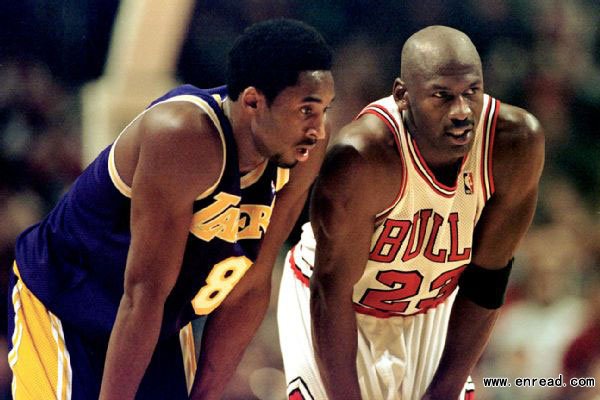 Kobe Bryant and Michael Jordan