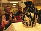 The Portland Vase is on display at the British Museum